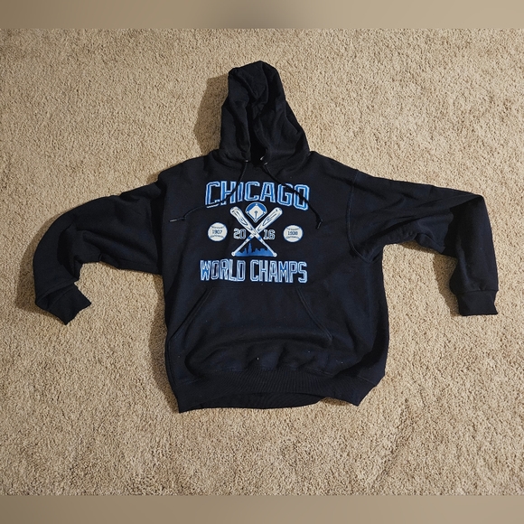 Jerzees Other - Jerzees NuBlend Chicago Cubs 3x World Champs Hoodie Mens Large New